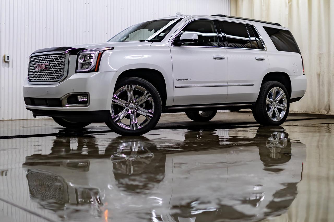 2017 GMC Yukon AWD Denali Leather Roof Nav BCam TV Red Deer AB