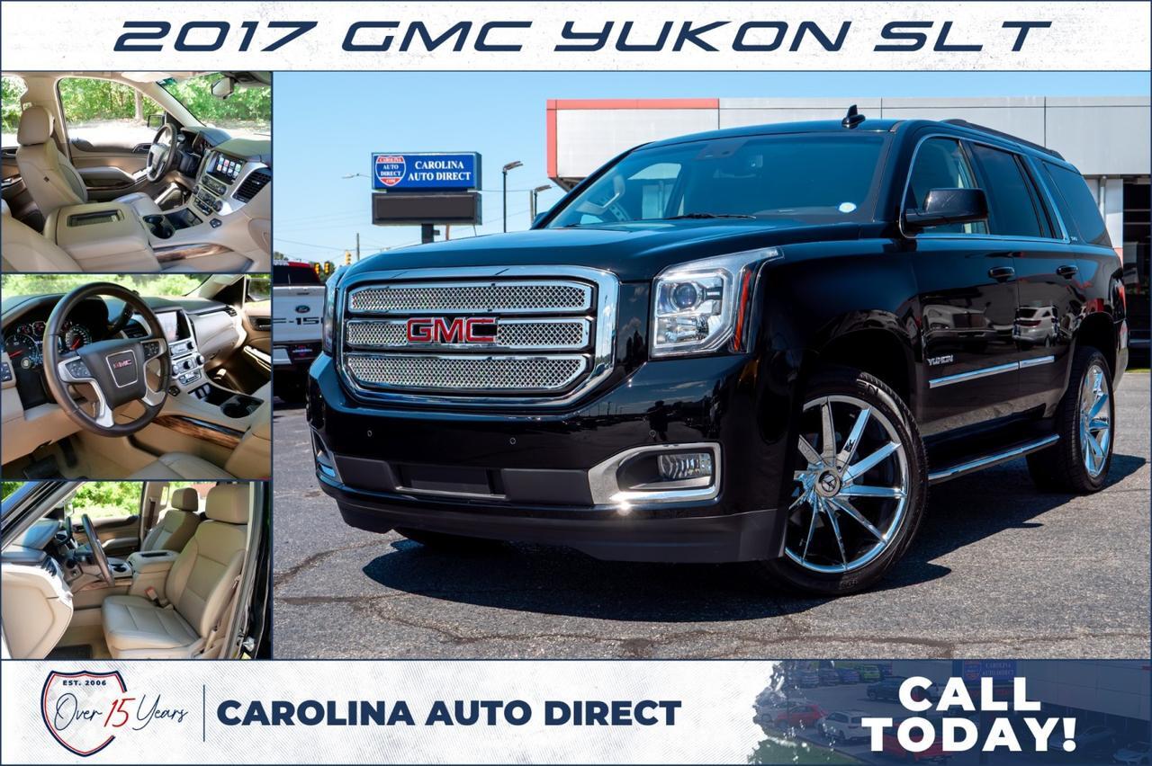 2017 GMC Yukon SLT / 5.3L V8 / Azara Wheels / Vented Seats / Third Row! Lincolnton NC