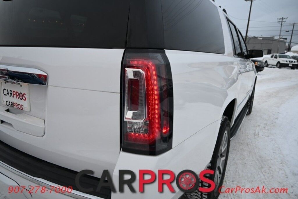 2017 GMC Yukon XL Denali - 6.2L V8 - 4X4 - Heated & Cooled Front Leather Seats - Push To Start - Auto Start - HUD - NAV - Backup Camera - Sunroof - 3rd Row - Seats 7 - Rear Entertainment System - Bose Speakers - Roof Rack - Running Boards - Tow Pkg - 1 Owner Anchorage AK