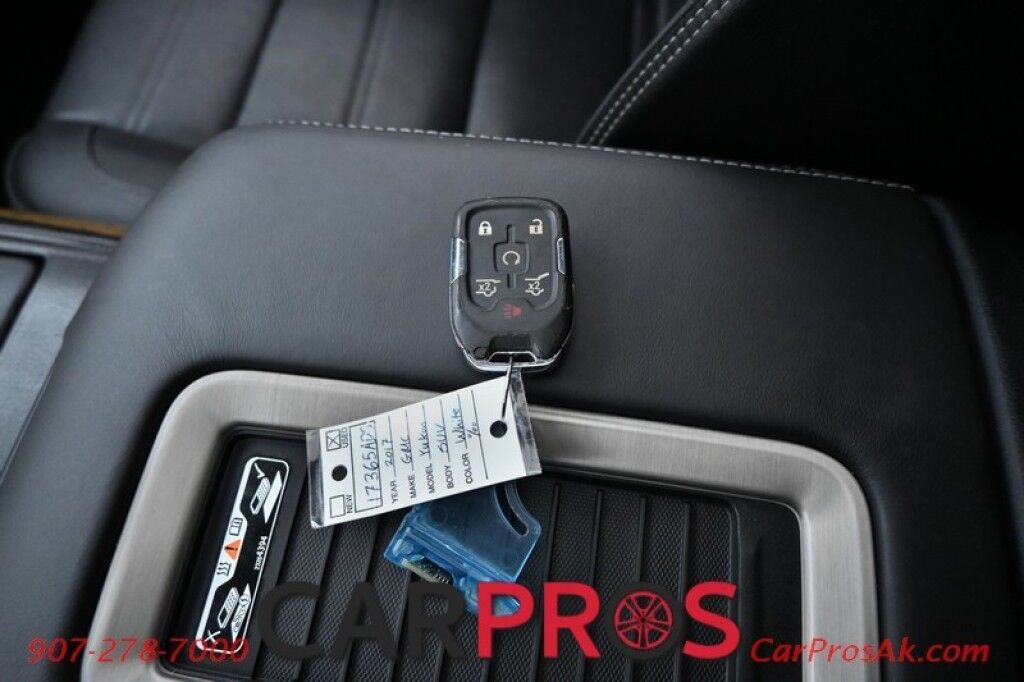 2017 GMC Yukon XL Denali - 6.2L V8 - 4X4 - Heated & Cooled Front Leather Seats - Push To Start - Auto Start - HUD - NAV - Backup Camera - Sunroof - 3rd Row - Seats 7 - Rear Entertainment System - Bose Speakers - Roof Rack - Running Boards - Tow Pkg - 1 Owner Anchorage AK