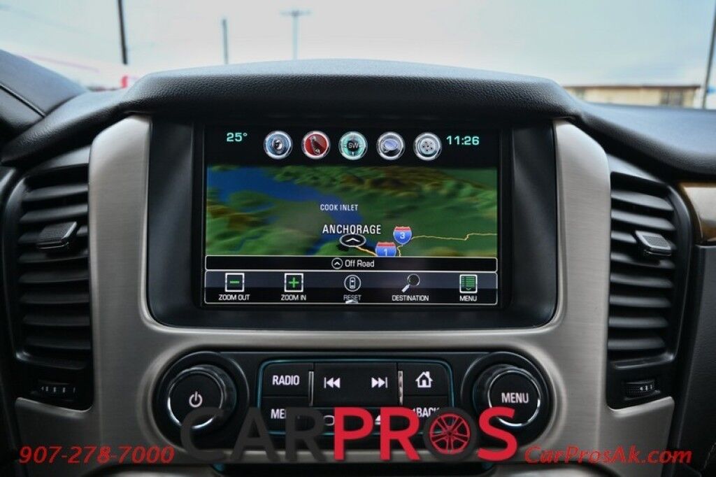 2017 GMC Yukon XL Denali - 6.2L V8 - 4X4 - Heated & Cooled Front Leather Seats - Push To Start - Auto Start - HUD - NAV - Backup Camera - Sunroof - 3rd Row - Seats 7 - Rear Entertainment System - Bose Speakers - Roof Rack - Running Boards - Tow Pkg - 1 Owner Anchorage AK