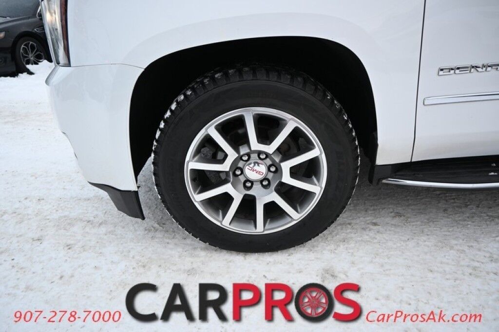 2017 GMC Yukon XL Denali - 6.2L V8 - 4X4 - Heated & Cooled Front Leather Seats - Push To Start - Auto Start - HUD - NAV - Backup Camera - Sunroof - 3rd Row - Seats 7 - Rear Entertainment System - Bose Speakers - Roof Rack - Running Boards - Tow Pkg - 1 Owner Anchorage AK