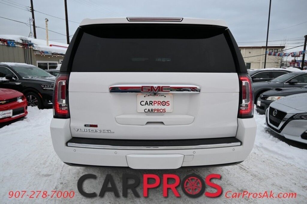 2017 GMC Yukon XL Denali - 6.2L V8 - 4X4 - Heated & Cooled Front Leather Seats - Push To Start - Auto Start - HUD - NAV - Backup Camera - Sunroof - 3rd Row - Seats 7 - Rear Entertainment System - Bose Speakers - Roof Rack - Running Boards - Tow Pkg - 1 Owner Anchorage AK