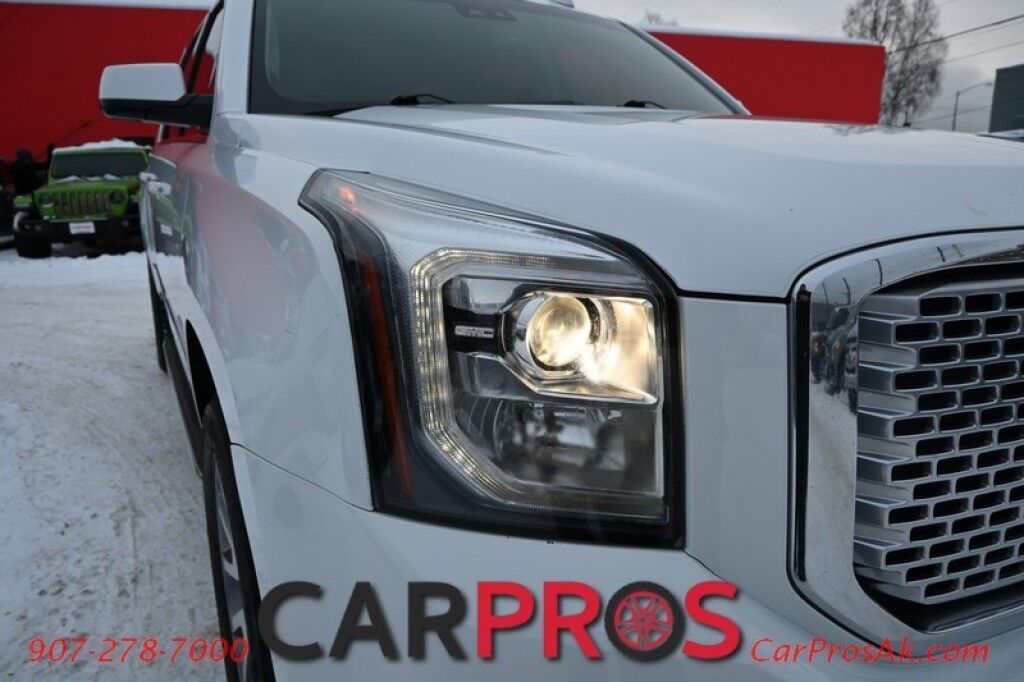 2017 GMC Yukon XL Denali - 6.2L V8 - 4X4 - Heated & Cooled Front Leather Seats - Push To Start - Auto Start - HUD - NAV - Backup Camera - Sunroof - 3rd Row - Seats 7 - Rear Entertainment System - Bose Speakers - Roof Rack - Running Boards - Tow Pkg - 1 Owner Anchorage AK