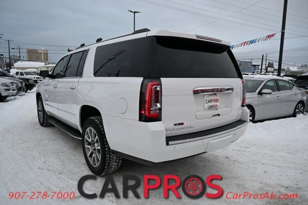 2017 GMC Yukon XL Denali - 6.2L V8 - 4X4 - Heated & Cooled Front Leather Seats - Push To Start - Auto Start - HUD - NAV - Backup Camera - Sunroof - 3rd Row - Seats 7 - Rear Entertainment System - Bose Speakers - Roof Rack - Running Boards - Tow Pkg - 1 Owner Anchorage AK