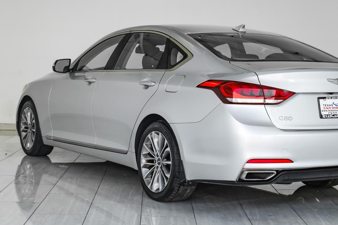 2017 Genesis G80 3.8 BLIND SPOT LANE DEPARTURE WARNING NAVIGATION LEATHER REAR CA Carrollton TX