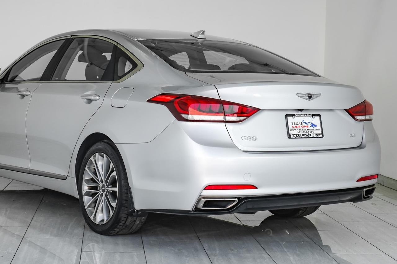 2017 Genesis G80 3.8 BLIND SPOT LANE DEPARTURE WARNING NAVIGATION LEATHER REAR CA Carrollton TX