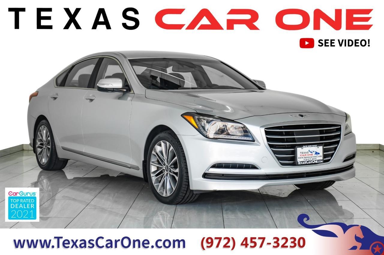 2017 Genesis G80 3.8 BLIND SPOT LANE DEPARTURE WARNING NAVIGATION LEATHER REAR CA