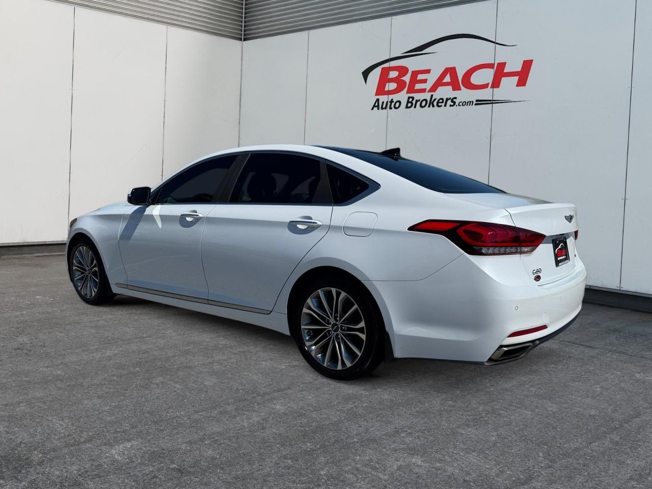 2017 Genesis G80 3.8L, HEATED & COOLED SEATS, SUNROOF, ADJUSTABLE PEDALS, MEMORY DRIVER SEAT, KEYLESS ENTRY & START, CLEAN CARFAX, DONT MISS OUT ON THIS LUXURY SEDAN!!! Norfolk VA