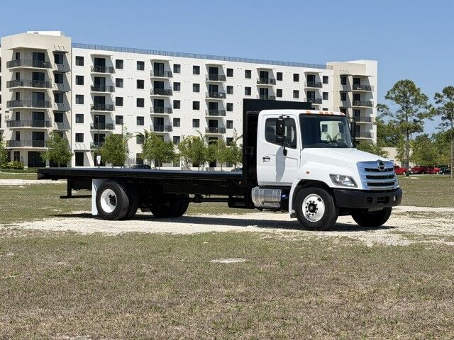 2017 Hino 338 24' Steel Flatbed Truck Homestead FL