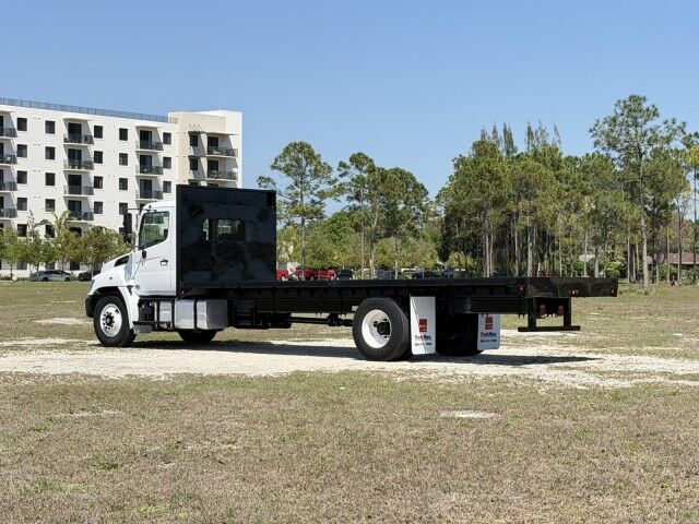 2017 Hino 338 24' Steel Flatbed Truck
