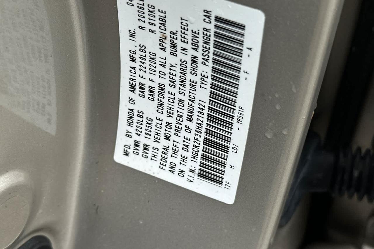 2017 Honda Accord LX Roseville CA