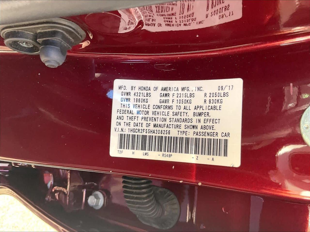 2017 Honda Accord Sedan Sport Roseville CA