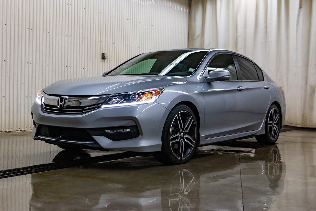2017 Honda Accord Sport Leather Roof BCam Red Deer AB