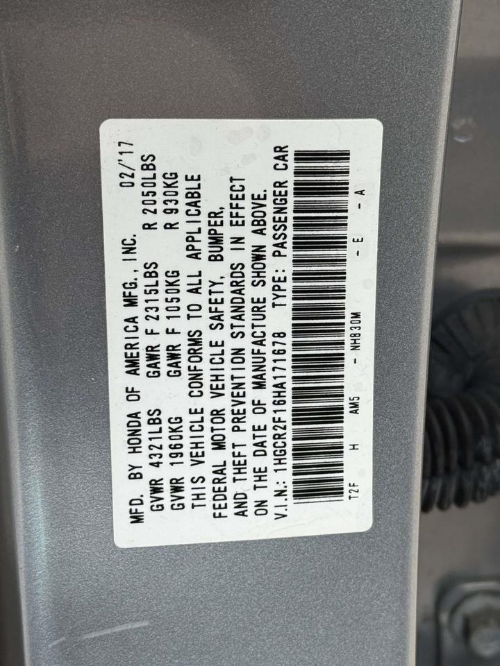 2017 Honda Accord Sport Special Edition Fredericksburg VA