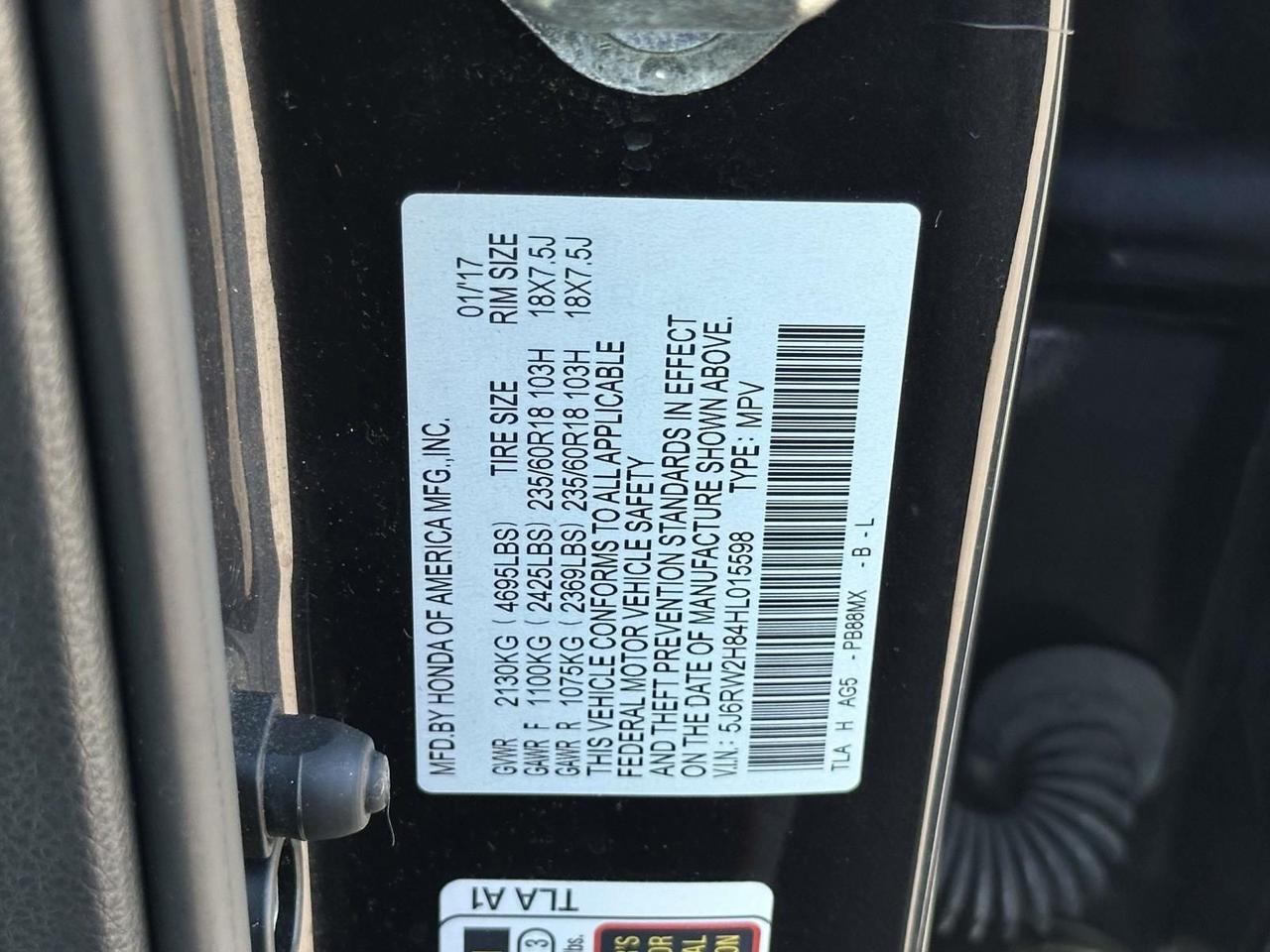 2017 Honda CR-V EX-L Alexandria VA