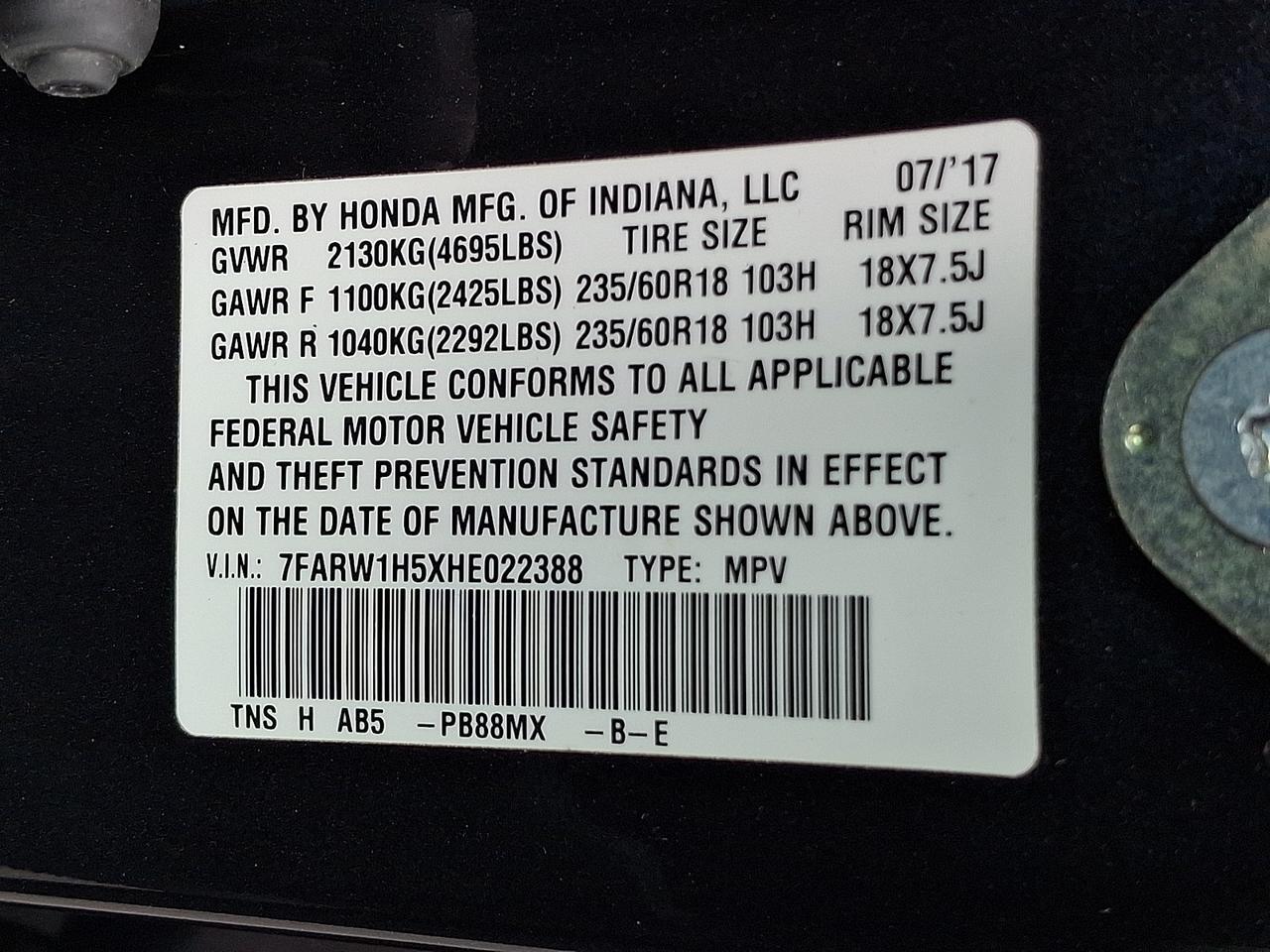 2017 Honda CR-V EX Vineland NJ