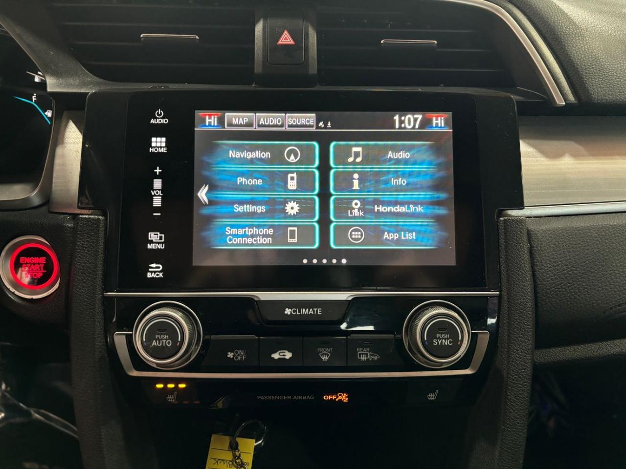 2017 Honda Civic Touring Coupe CVT Franklin OH