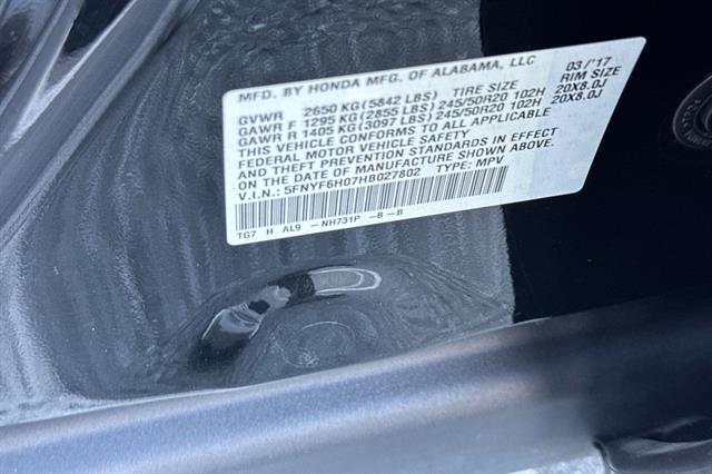 2017 Honda Pilot Elite