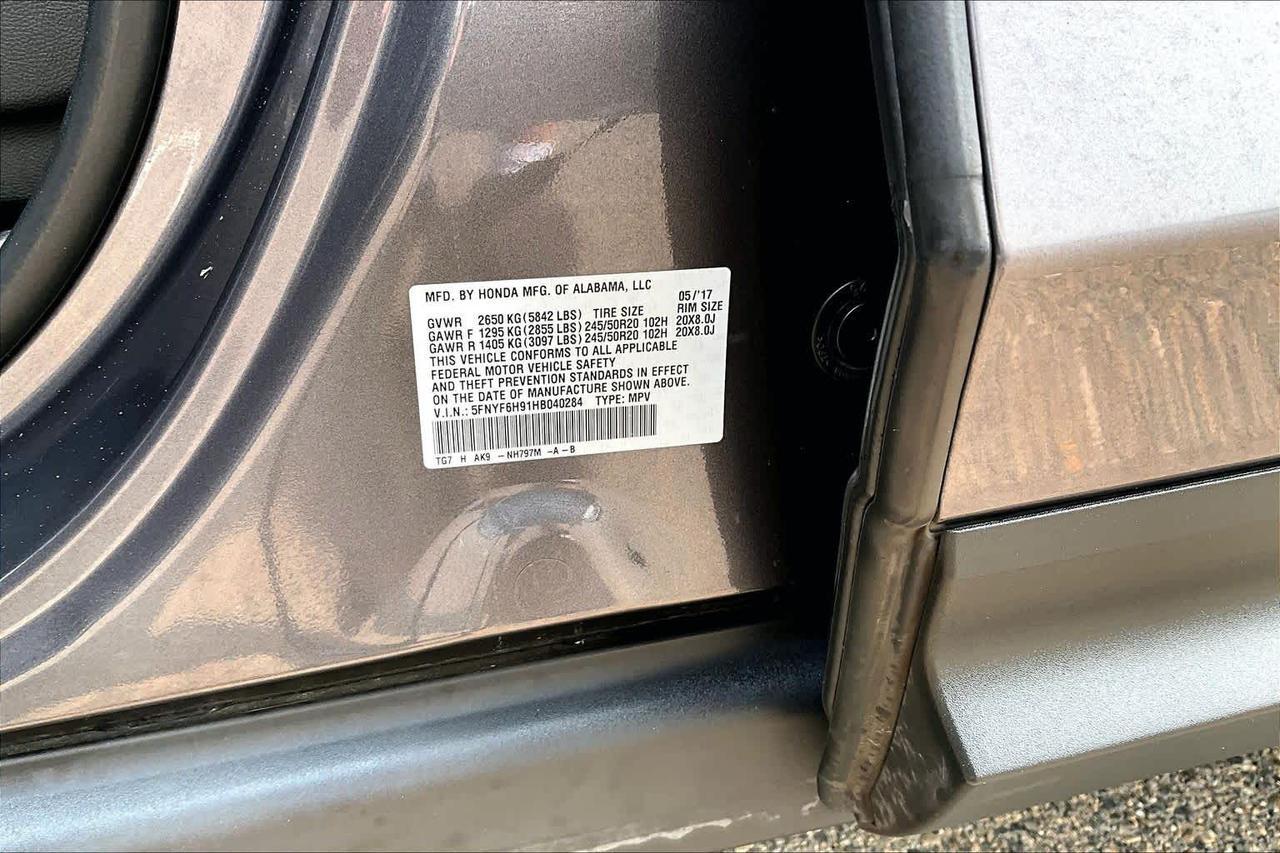 2017 Honda Pilot Touring Folsom CA