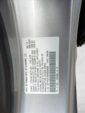 2017 Honda Ridgeline RT Roseville CA