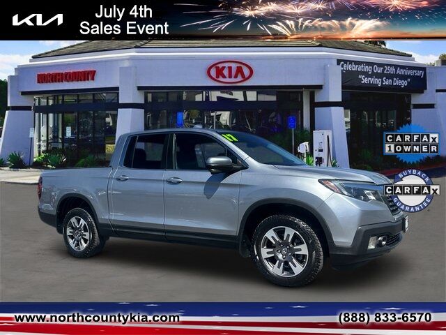 2017 Honda Ridgeline RTL-T San Diego County CA
