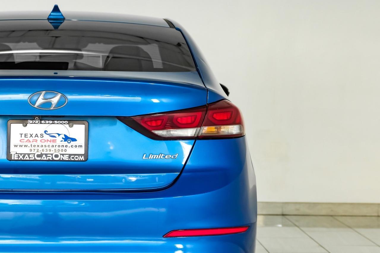 2017 Hyundai Elantra LIMITED BLIND SPOT LANE KEEP ASSIST LEATHER HEATED SEATS REAR CA Carrollton TX