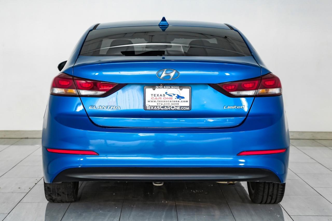2017 Hyundai Elantra LIMITED BLIND SPOT LANE KEEP ASSIST LEATHER HEATED SEATS REAR CA Carrollton TX