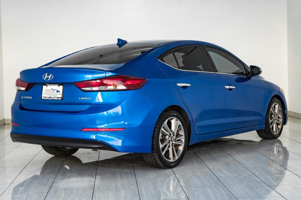 2017 Hyundai Elantra LIMITED BLIND SPOT LANE KEEP ASSIST LEATHER HEATED SEATS REAR CA Carrollton TX