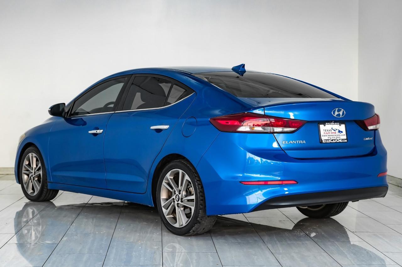 2017 Hyundai Elantra LIMITED BLIND SPOT LANE KEEP ASSIST LEATHER HEATED SEATS REAR CA Carrollton TX