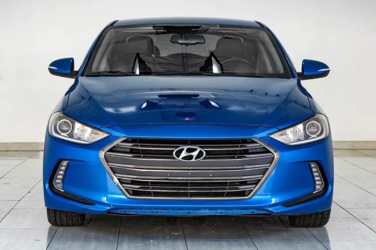 2017 Hyundai Elantra LIMITED BLIND SPOT LANE KEEP ASSIST LEATHER HEATED SEATS REAR CA