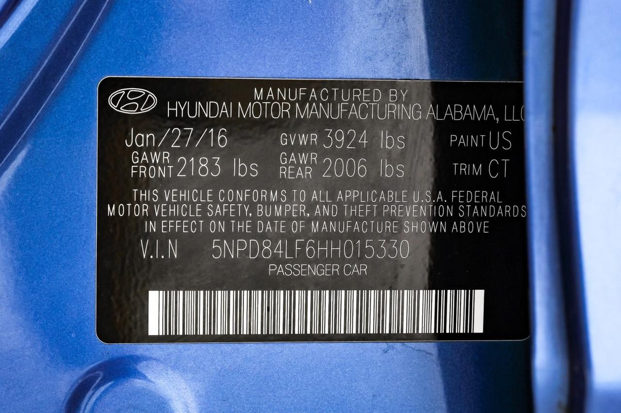 2017 Hyundai Elantra LIMITED BLIND SPOT LANE KEEP ASSIST LEATHER HEATED SEATS REAR CA Carrollton TX