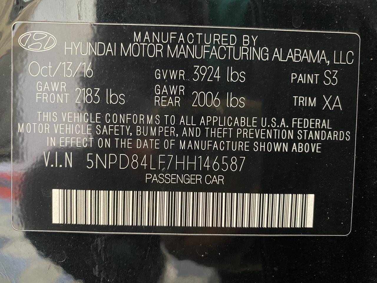 2017 Hyundai Elantra Limited Richmond Hill NY