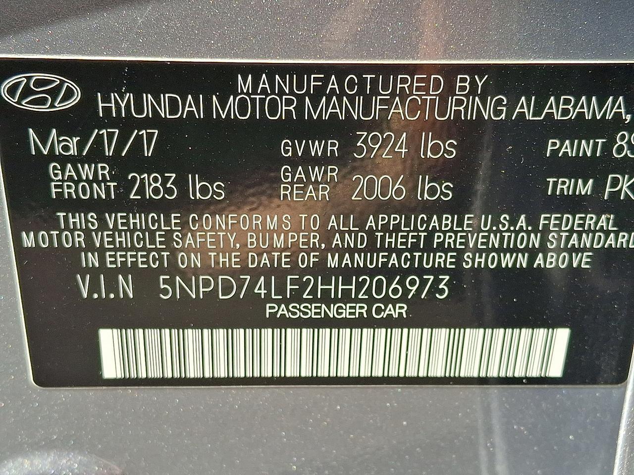 2017 Hyundai Elantra SE Allentown PA