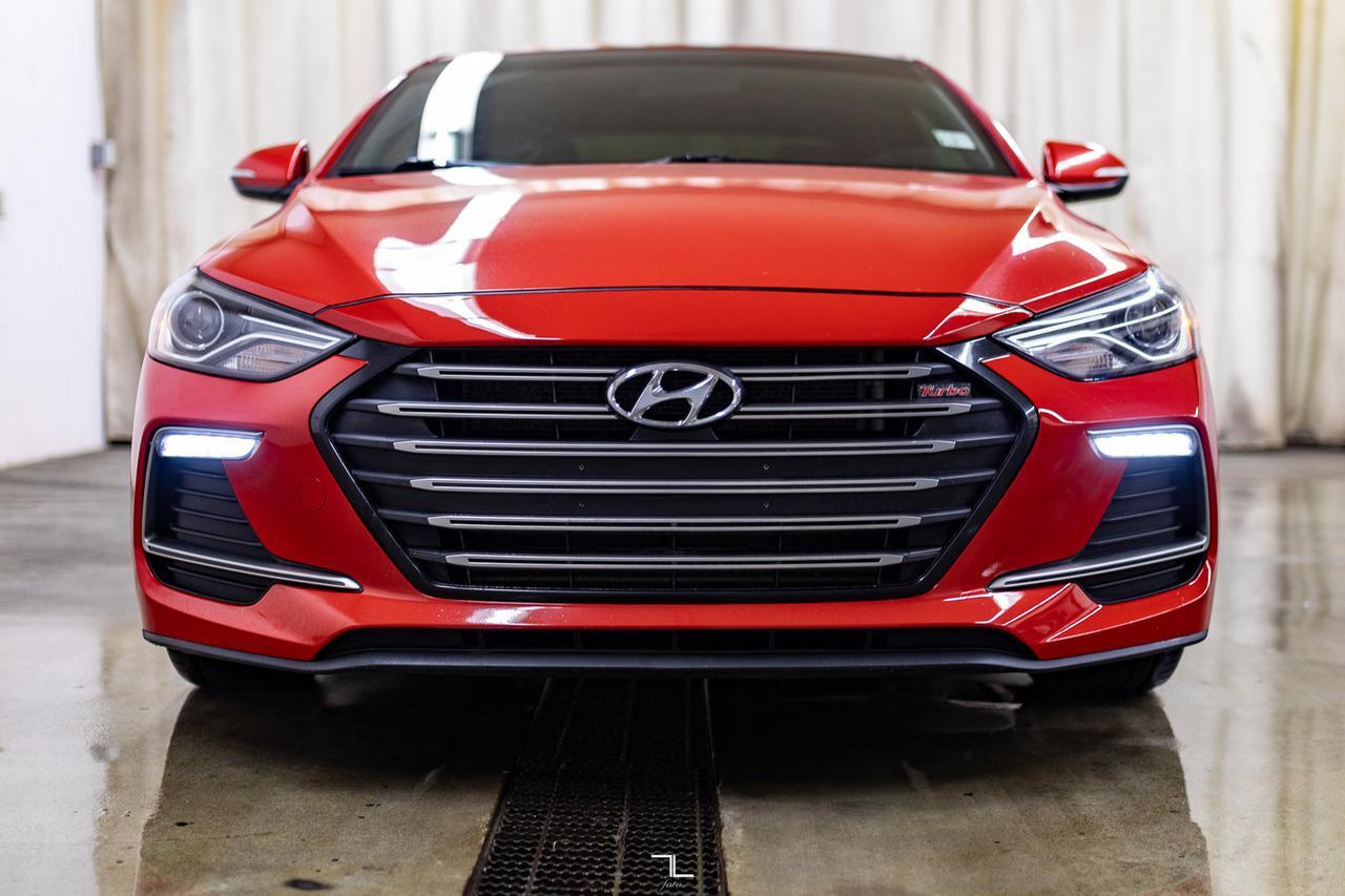 2017 Hyundai Elantra Sport Manual Leather Roof BCam Red Deer AB