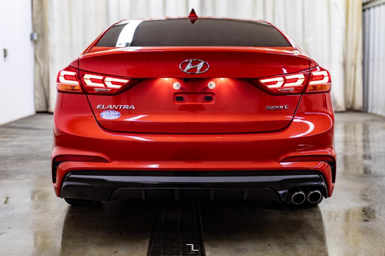 2017 Hyundai Elantra Sport Manual Leather Roof BCam Red Deer AB