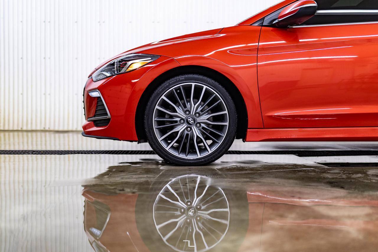 2017 Hyundai Elantra Sport Manual Leather Roof BCam Red Deer AB