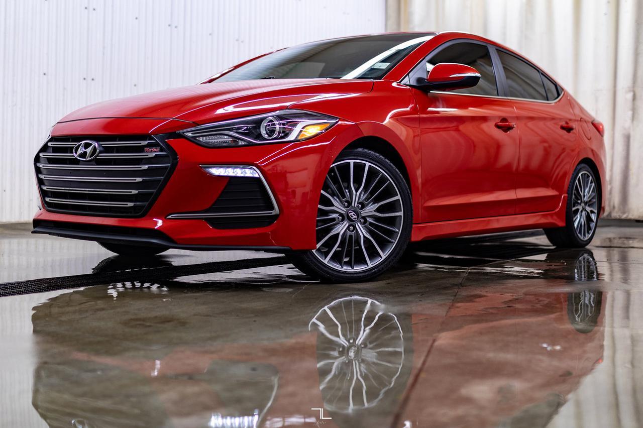 2017 Hyundai Elantra Sport Manual Leather Roof BCam Red Deer AB