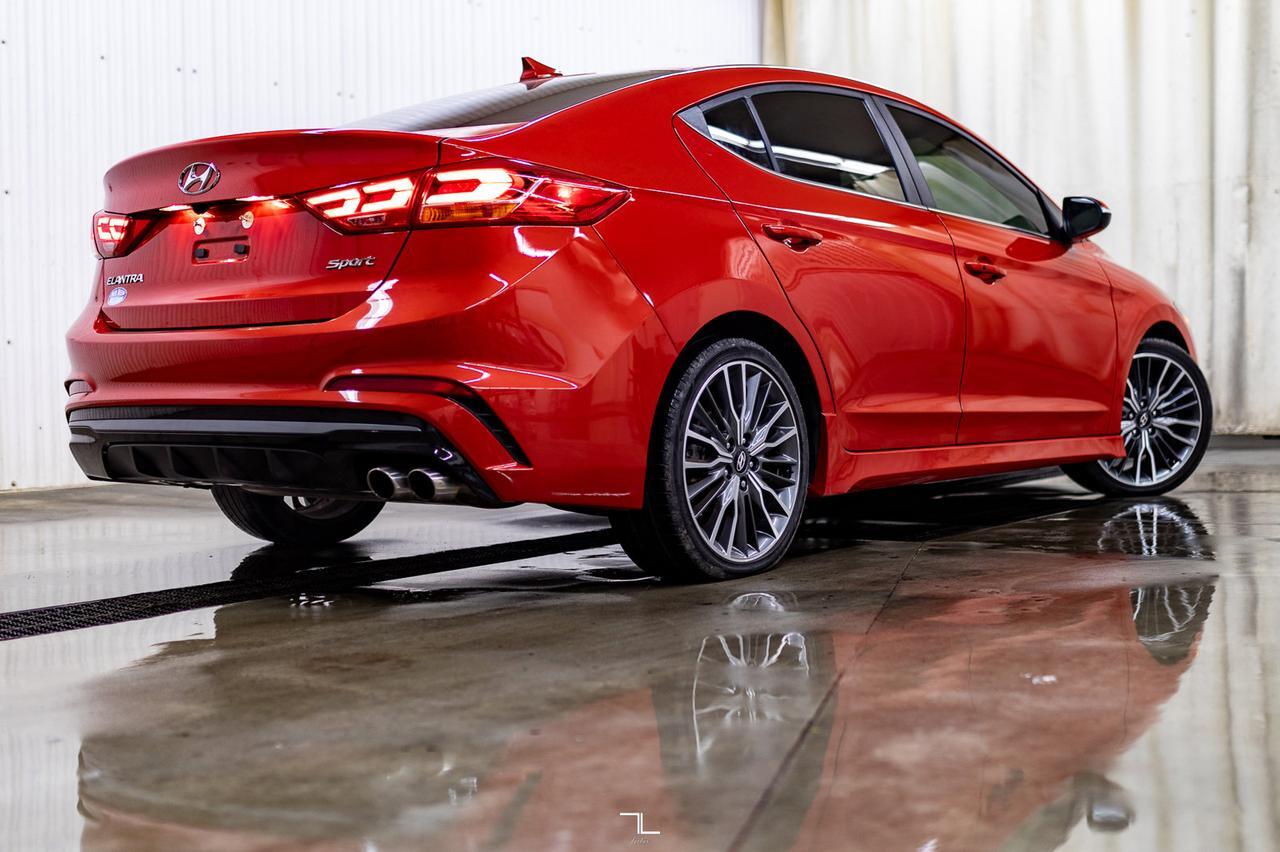 2017 Hyundai Elantra Sport Manual Leather Roof BCam Red Deer AB
