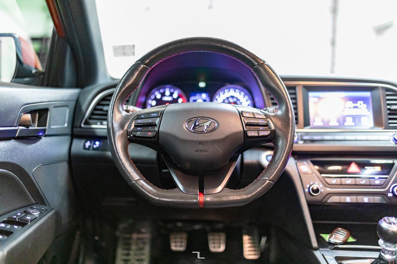 2017 Hyundai Elantra Sport Manual Leather Roof BCam Red Deer AB