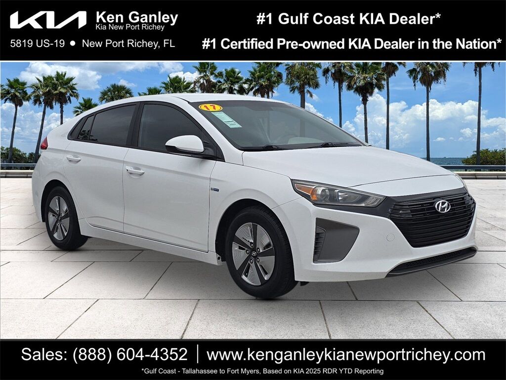 2017 Hyundai Ioniq Hybrid Blue