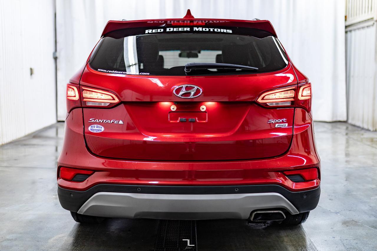2017 Hyundai Santa Fe AWD Sport Leather Roof BCam Red Deer AB