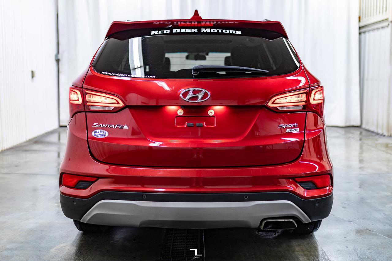 2017 Hyundai Santa Fe AWD Sport Leather Roof BCam Red Deer AB