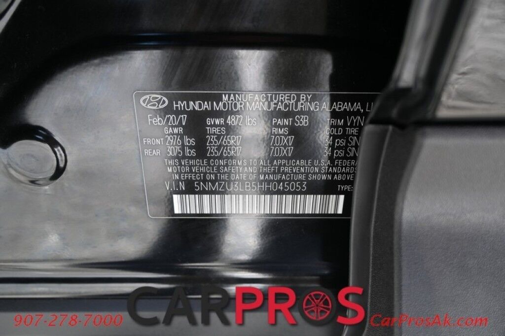 2017 Hyundai Santa Fe Sport - Premium & Tech Pkg - Leather Heated & Cooled Seats - Heated Steering Wheel - Power Door/Liftgate Locks & Windows - NAV - Bluetooth - Panoramic Moonroof - 360 Camera - Power Liftgate Anchorage AK