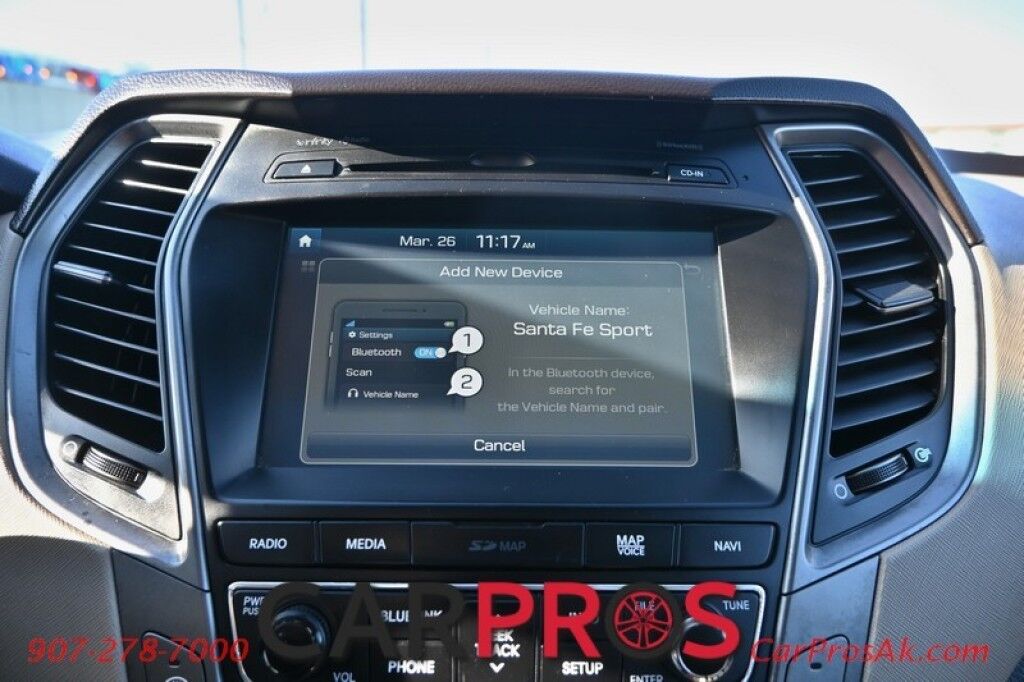 2017 Hyundai Santa Fe Sport - Premium & Tech Pkg - Leather Heated & Cooled Seats - Heated Steering Wheel - Power Door/Liftgate Locks & Windows - NAV - Bluetooth - Panoramic Moonroof - 360 Camera - Power Liftgate Anchorage AK