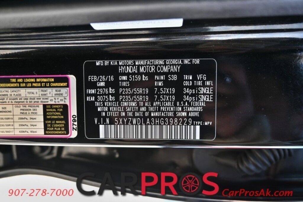 2017 Hyundai Santa Fe Sport 2.0T Ultimate - AWD - Tech Pkg - Heated & Cooled Leather Seats - Heated Steering Wheel - Panoramic Sunroof - Navigation - 360 Camera - Bluetooth - Lane Departure & Blind Spot Alert - Keyless Entry & Start - Tow Pkg Anchorage AK