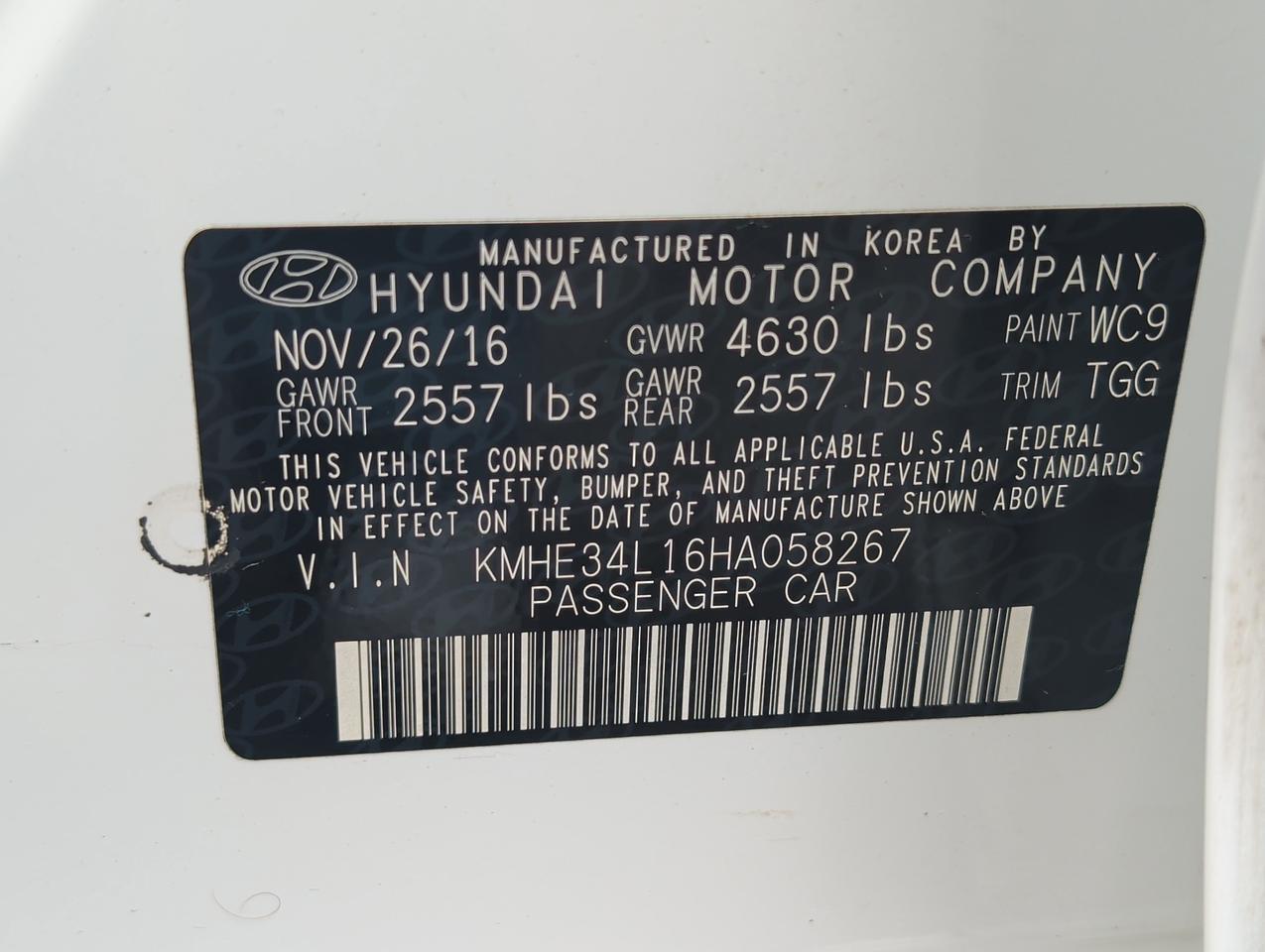 2017 Hyundai Sonata Hybrid Limited San Juan TX