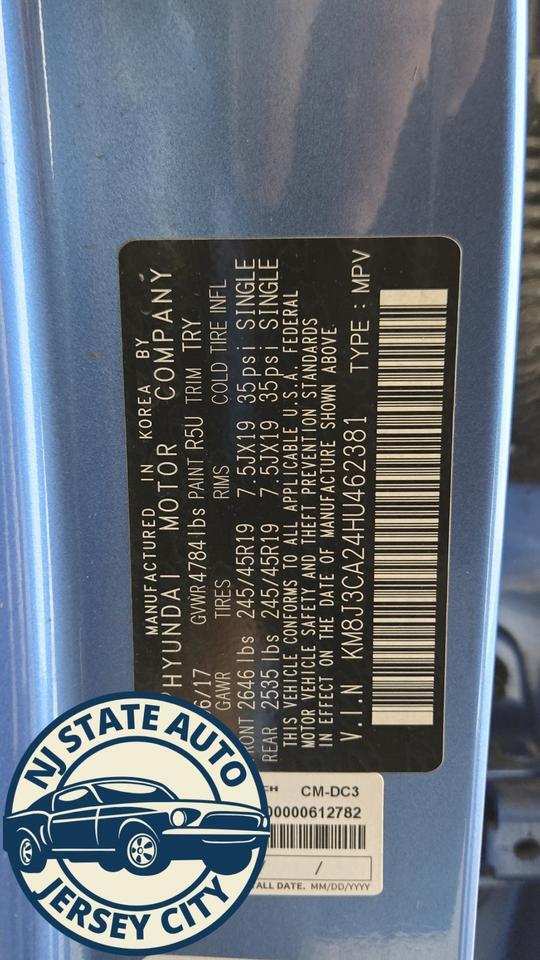 2017 Hyundai Tucson Night Jersey City NJ