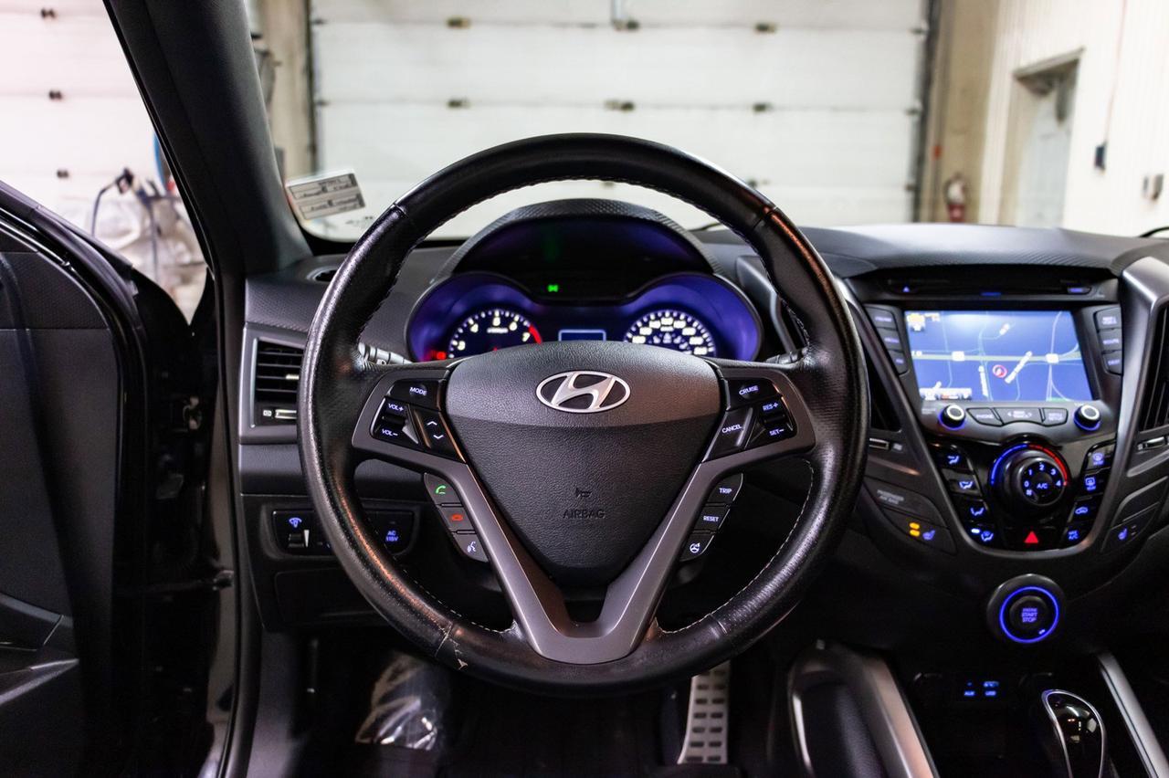 2017 Hyundai Veloster Turbo Leather Roof Nav Red Deer AB