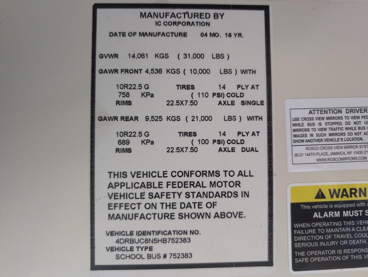 2017 IC INTERNATIONAL CE300 Johnstown NY